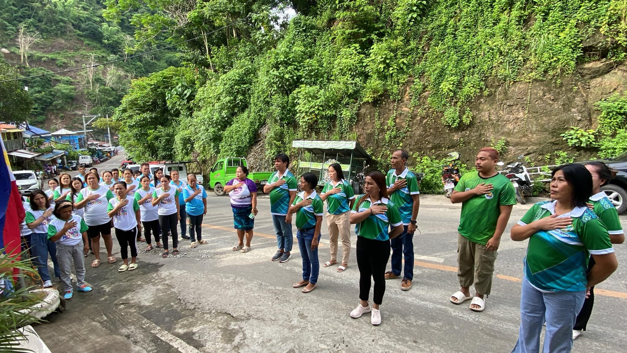 A Successful Flag Ceremony at the Barangay Hall