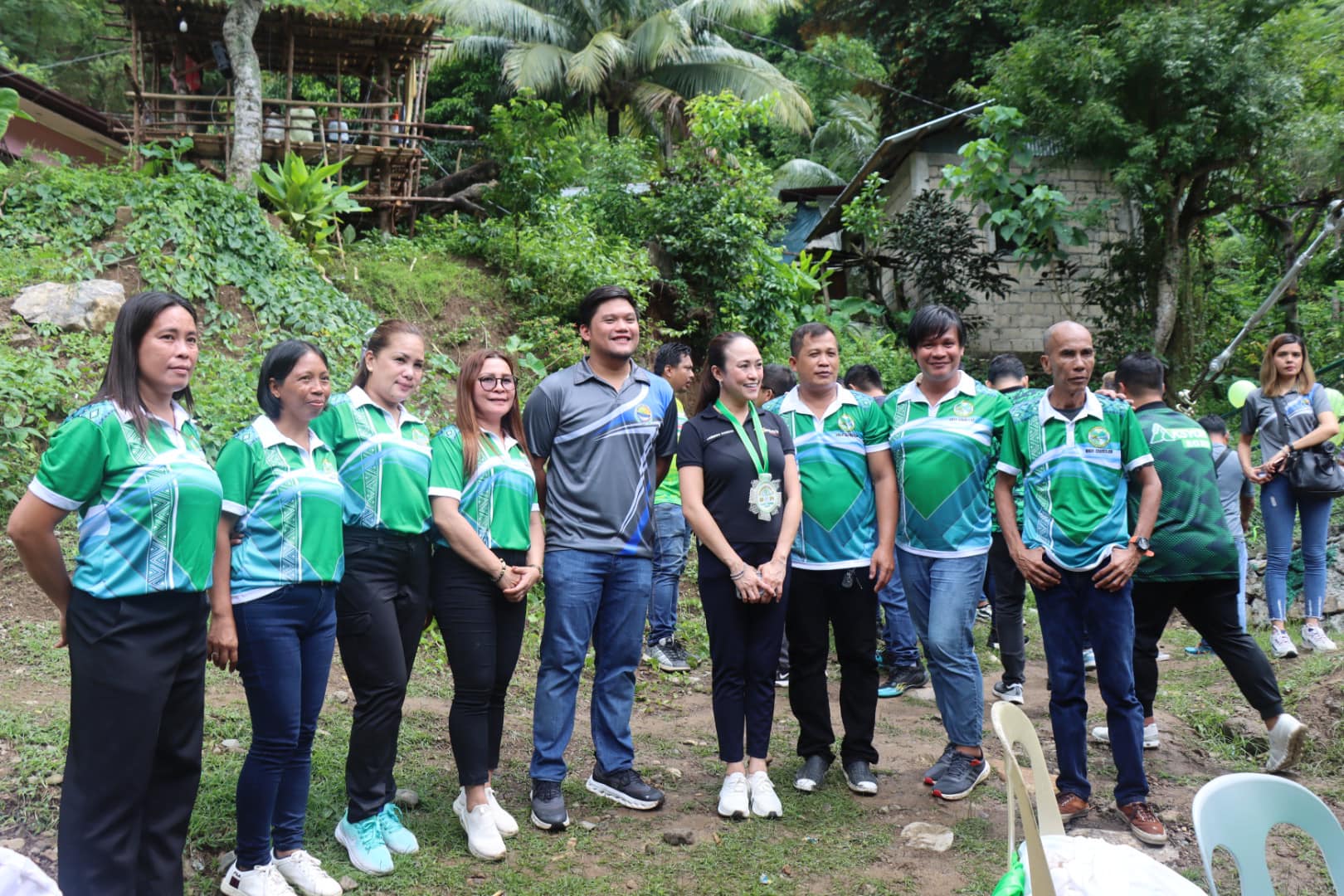 RIBBON CUTTING CEREMONY OF THE NEWLY-CONSTRUCTED HANGING BRIDGE IN BARANGAY CAMP 4