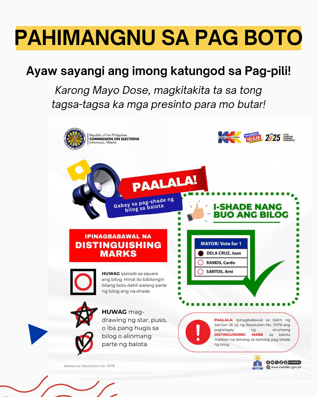 Pahimangnu para sa 2025 Election Day